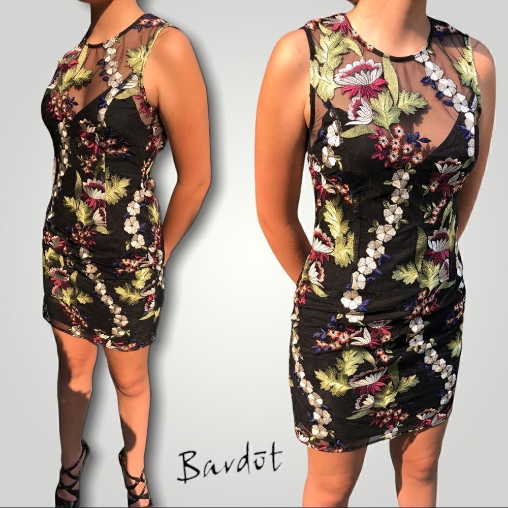 NWT BARDOT Backless Tight Sexy Dress 4/XS